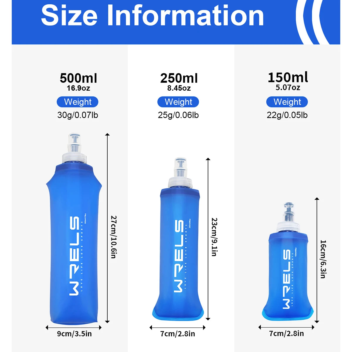 Portable Soft Flask | Collapsible Water Bottle for Outdoor Sports