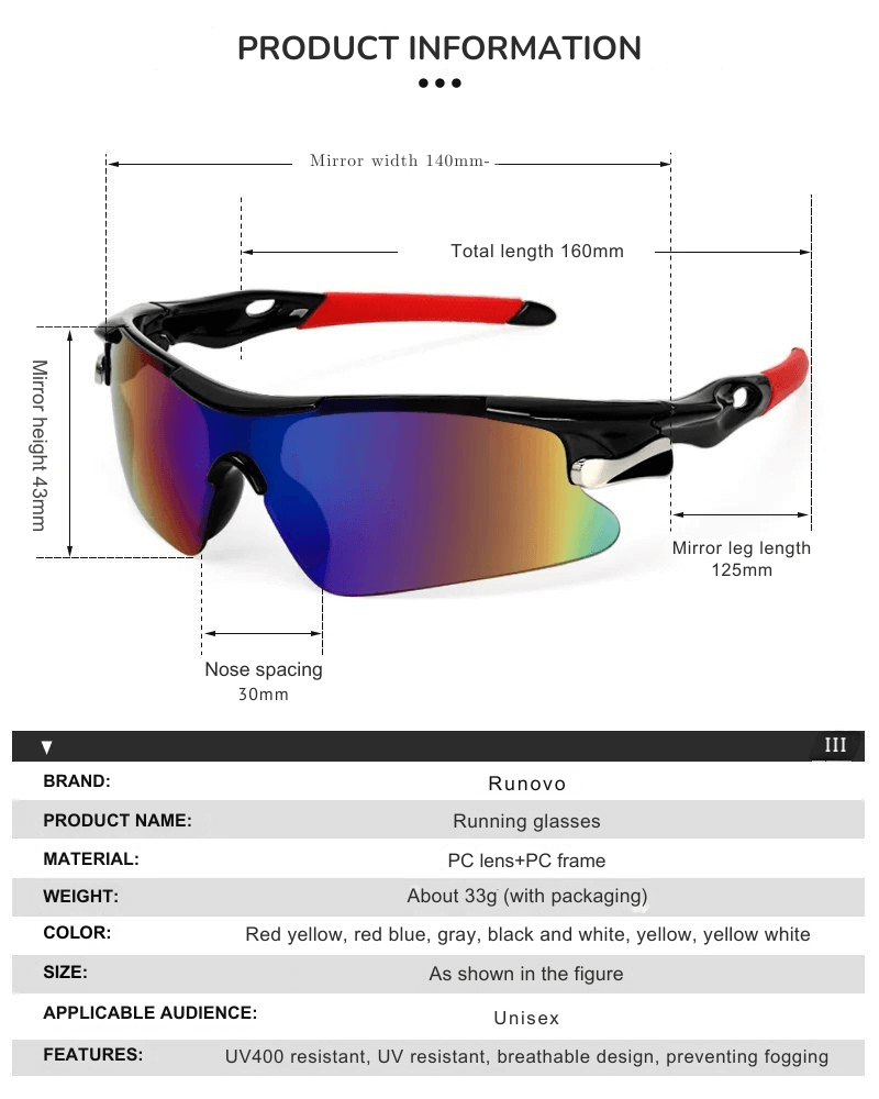 Runovo Aero Glasses