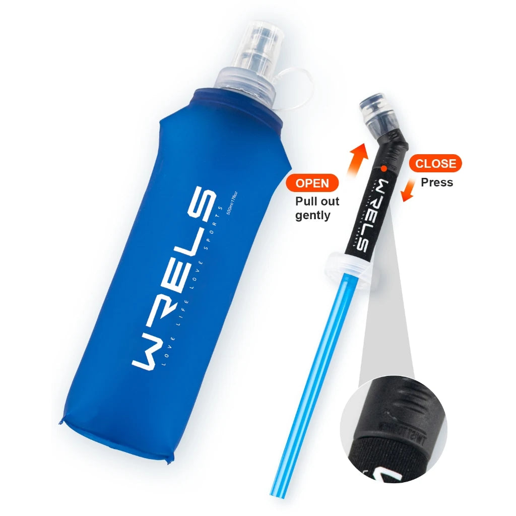 Portable Soft Flask | Collapsible Water Bottle for Outdoor Sports