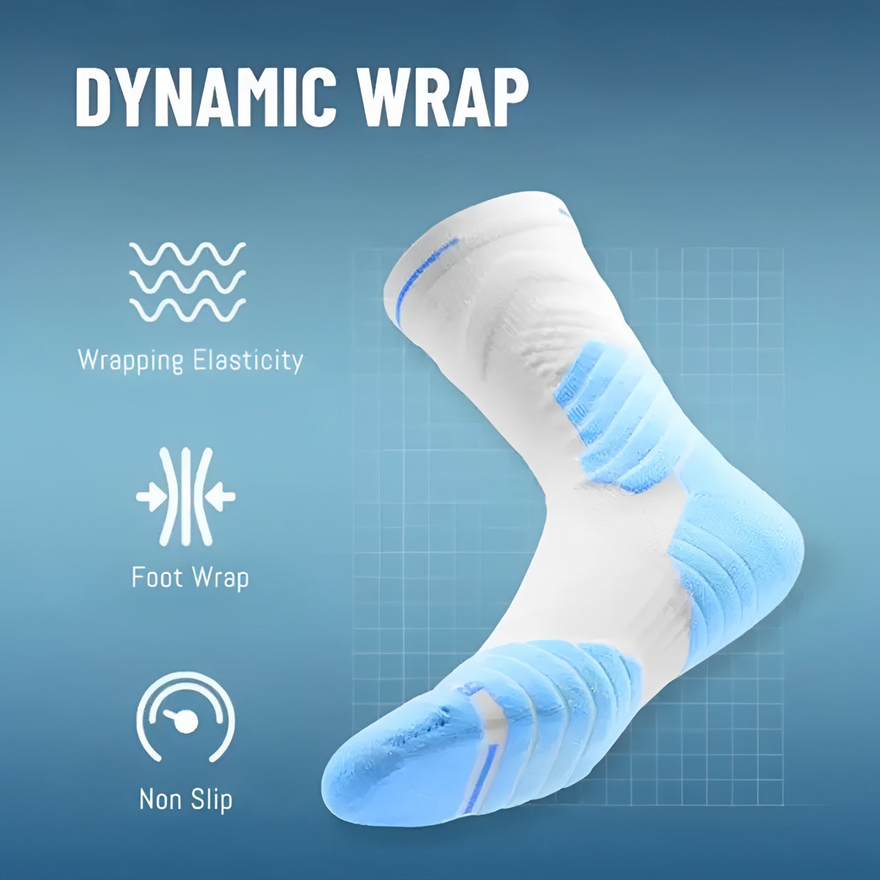 Bullfight 2.0 Elite Running Socks - High-Top, Thick & Professional