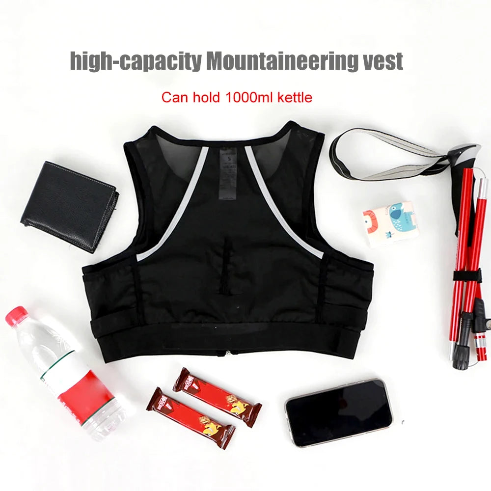 Reflective Running Vest with Pockets | Unisex Marathon & Jogging Vest
