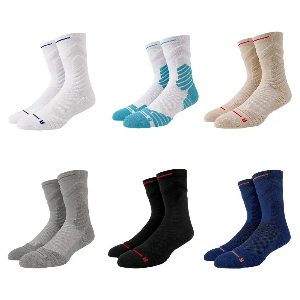 Bullfight 2.0 Elite Running Socks - High-Top, Thick & Professional