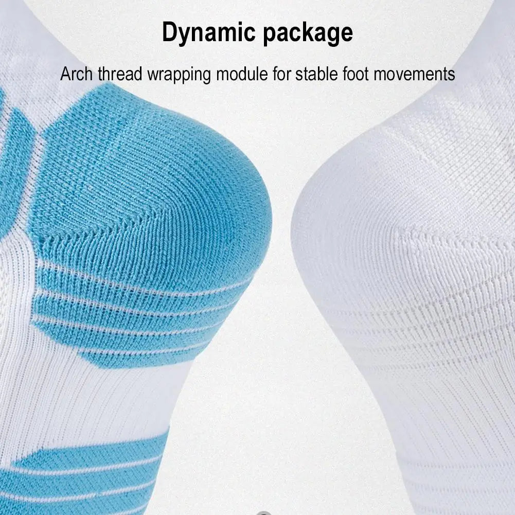 Bullfight 2.0 Elite Running Socks - High-Top, Thick & Professional