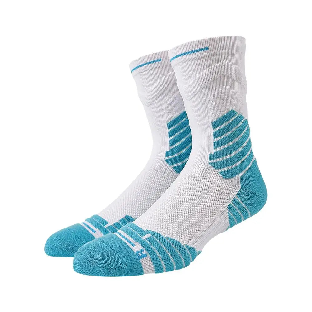 Bullfight 2.0 Elite Running Socks - High-Top, Thick & Professional