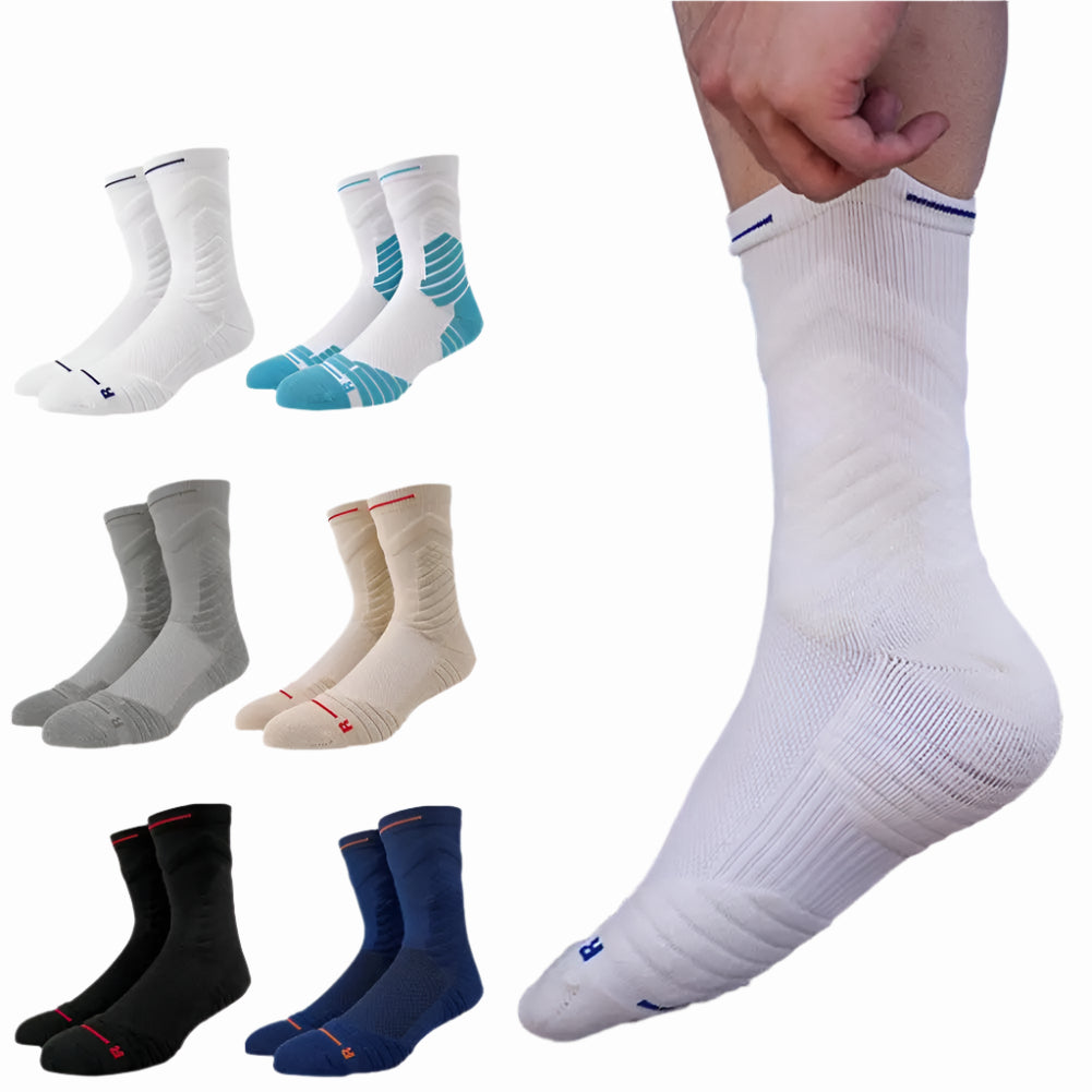 Bullfight 2.0 Elite Running Socks - High-Top, Thick & Professional