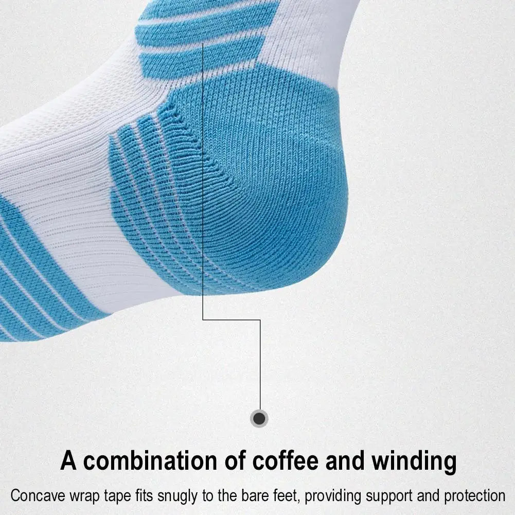 Bullfight 2.0 Elite Running Socks - High-Top, Thick & Professional